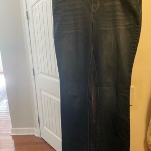 New Directions Dark Blue Flare Jeans